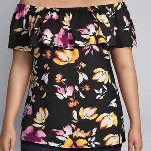 Lane Bryant blouse for women size 18/20 in excellent condition of the should .